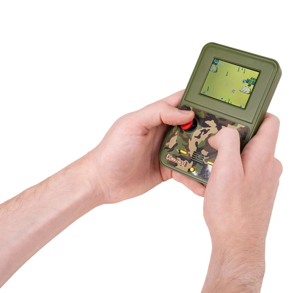 image 1 of Commando Colour Handheld Game with 2.5" Screen & Classic Gameplay