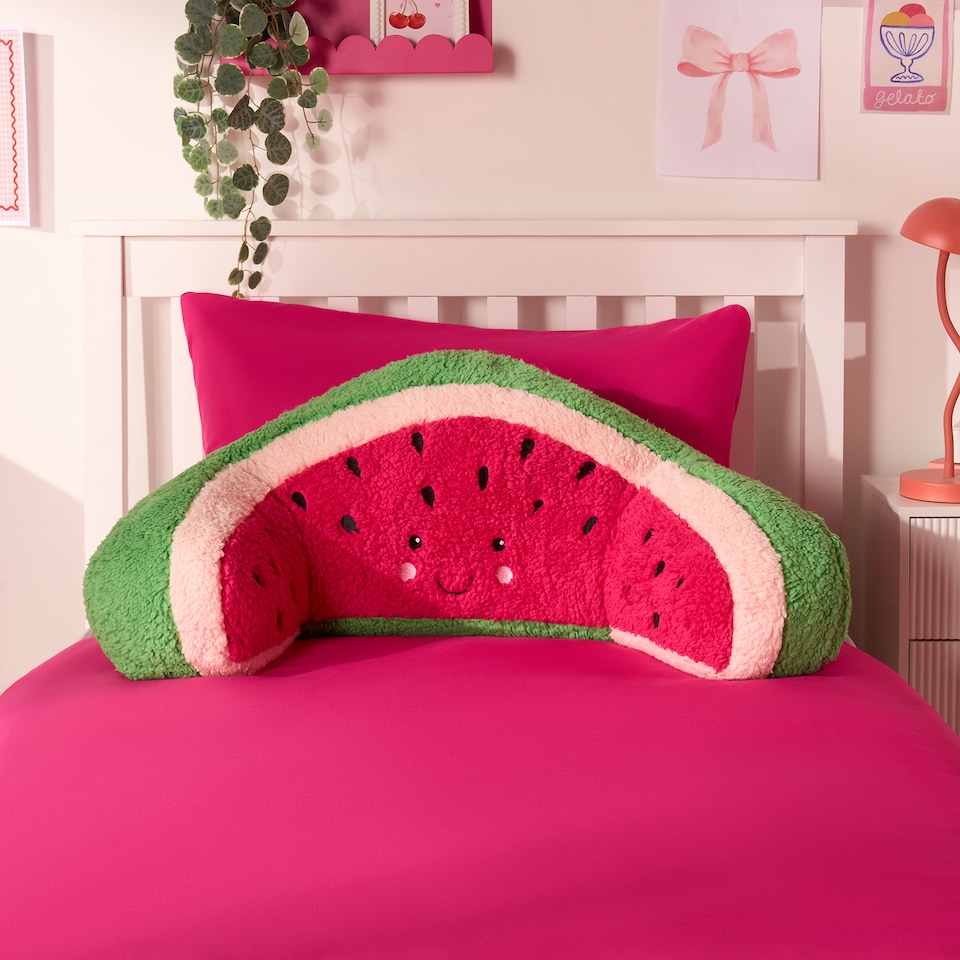 image 1 of OHS Watermelon Cuddle Cushion Novelty Reading Pillow
