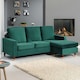 image 1 of Hendrick Reversible Corner Sofa - Green