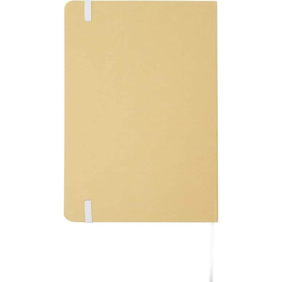 image 1 of Nelida Hard Cover Recycled A5 Notebook - White - One Size