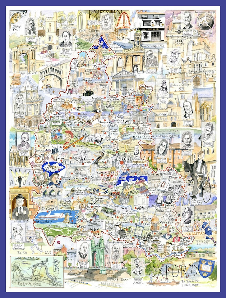 image 1 of Tim Bulmer Oxford 1000 Piece Jigsaw Puzzle