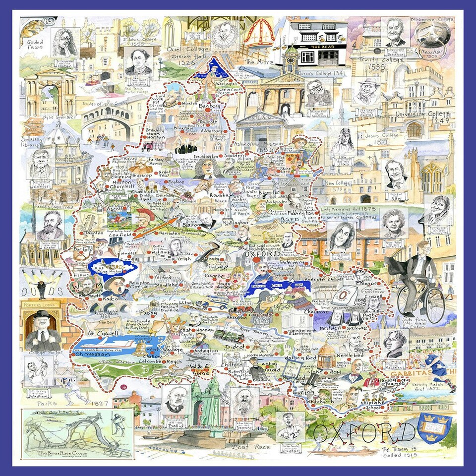 image 1 of Tim Bulmer Oxford 1000 Piece Jigsaw Puzzle