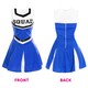 image 5 of Blue Cheerleader Fancy Dress Costume | Blue | XL