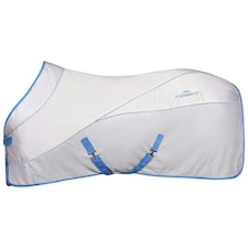 Weatherbeeta Air-Tec Standard-Neck Horse Cooler Rug - White/Blue - 6´ 0"
