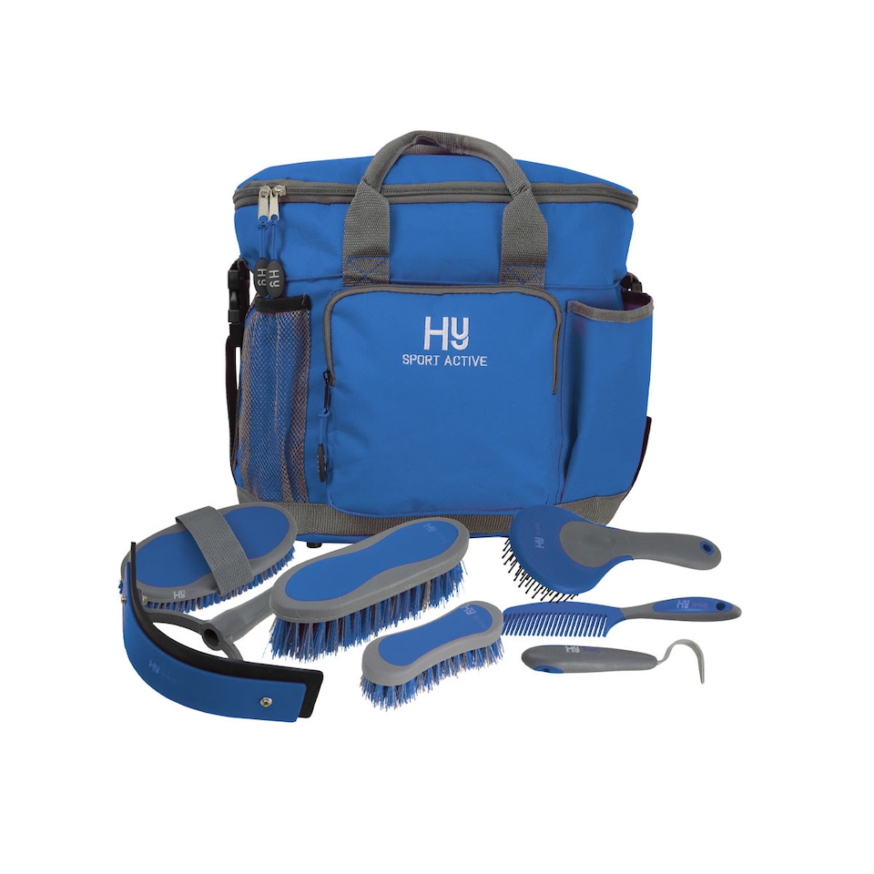 Hy Sport Active Horse Grooming Bag | Blue | Jewel Blue | 1
