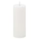 image 2 of Hill Interiors Luxe Collection Ribbed Natural Glow Electric Candle - White - 23cm x 9cm x 9cm White
