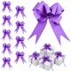 image 1 of 10pcs Purple 30mm/3cm Large Ribbon Pull Bows for Gift Wrapping, Hampers, Florist Bouquets, Wedding Cars and Party Décor Pullbow