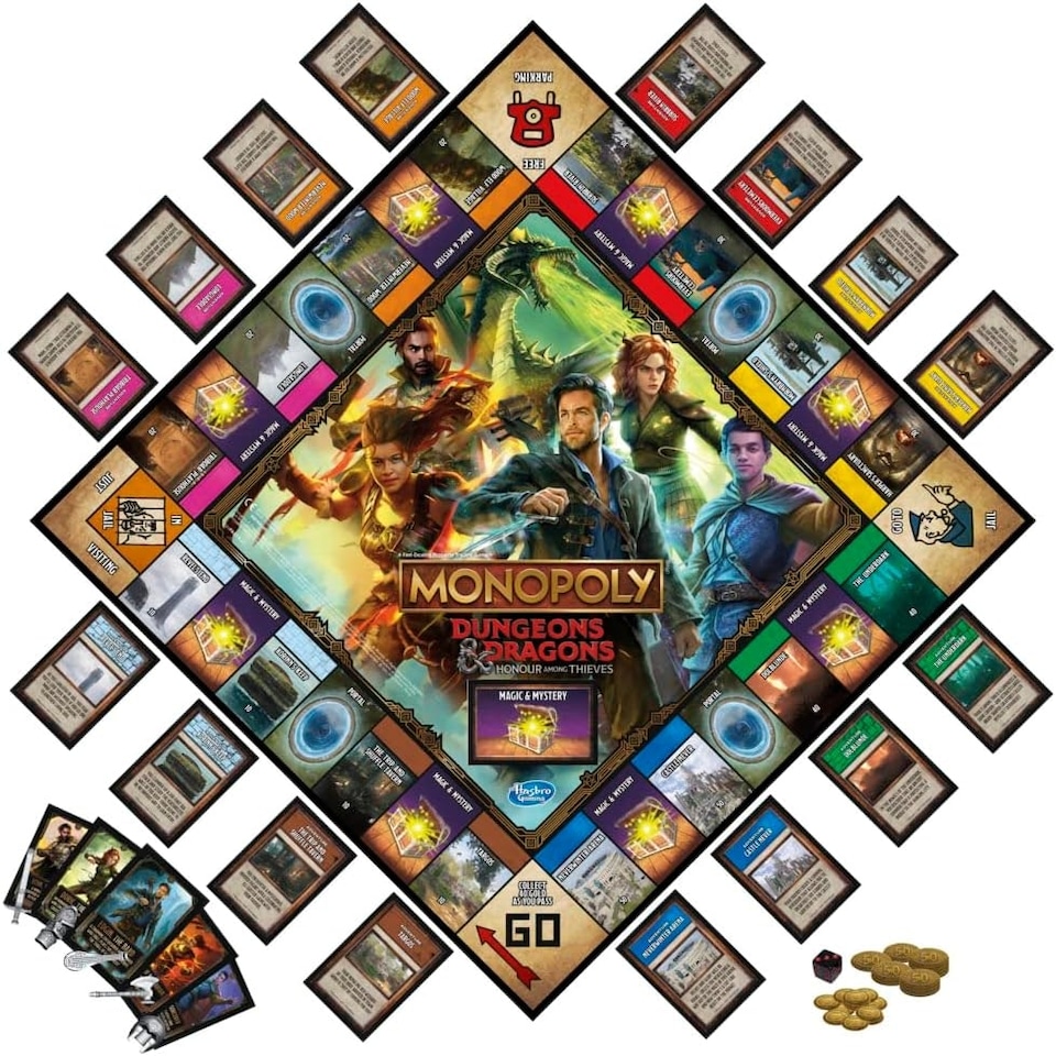 image 1 of Monopoly Dungeons and Dragons movie