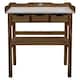 image 2 of Potting Table With Drawers Brown Wood 100% Brown