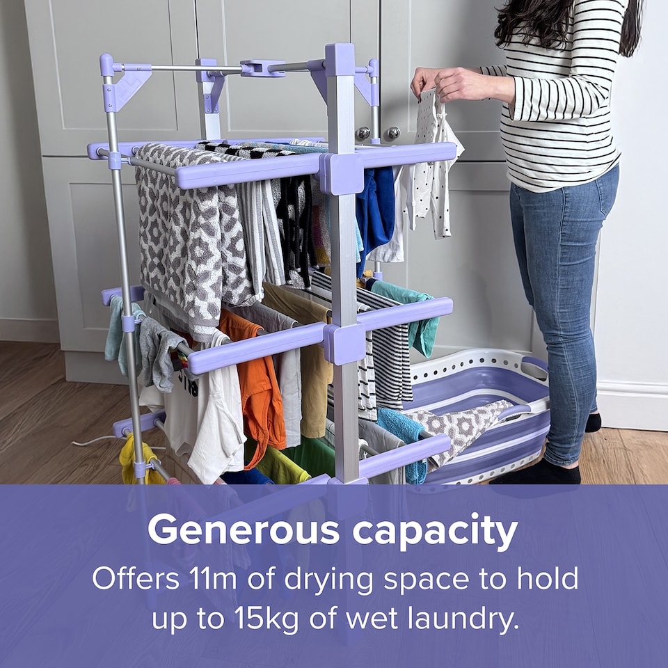 image 1 of Spring&Spruce Speedi Dry Compact Tower