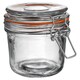 image 4 of Argon Tableware 6x Glass Storage Jar & Labels Set - 350ml 4 Colour Seals Airtight Kitchen Storage Container Preserving Jar