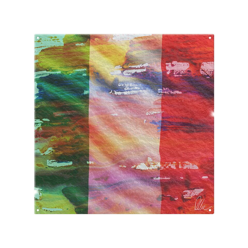 image 1 of Italy Flag Splash Back | White