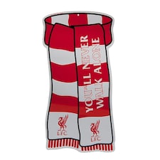 Liverpool FC Official Show Your Colours Window Sign - Red/White - One Size