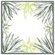 image 1 of Green leaf border (Picture Frame) Grey | S