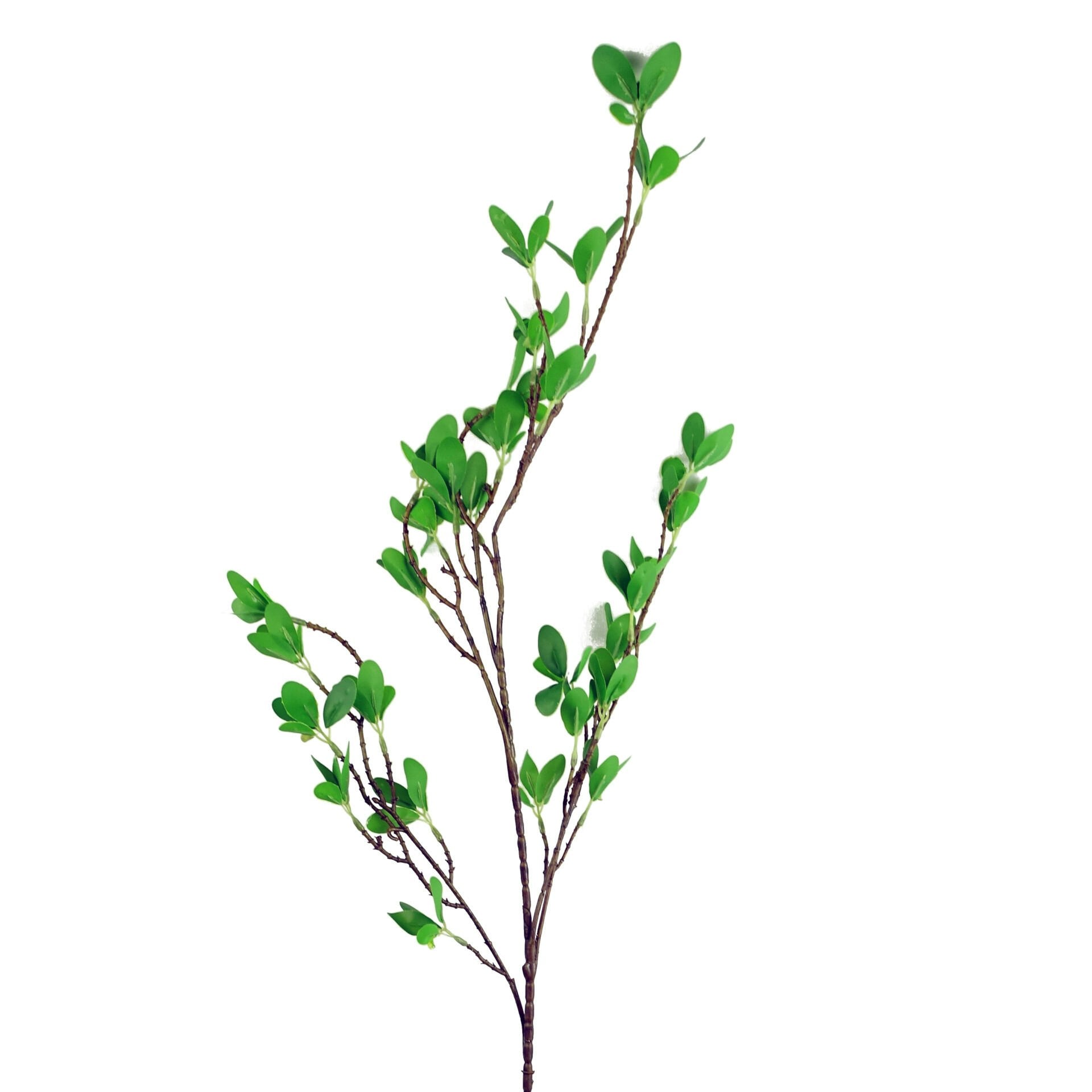 Leaf 100cm Artificial Mini Ficus Stem in Green
