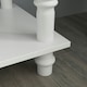 image 8 of HOMCOM Wooden Console Table with Storage Shelf Two Drawers for Entryway White 