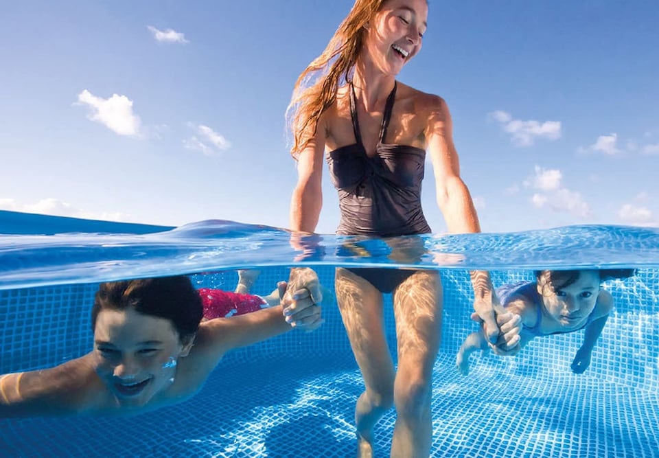image 1 of Intex Metal Frame Rectangular Pool 300 X 200 X 75cm
