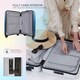 image 2 of 20-inch Premium Lightweight Carry-on Hand Luggage, Durable ABS+PC Hardshell, Zipper Closing with TSA Lock, 4 Spinner Wheels