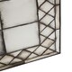 image 4 of Interiors by Premier Cross Frame Wall Mirror Black