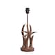 image 1 of ValueLights Intertwined Caribou Antler Design Table Lamp Base Rustic Natural Finish