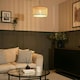 image 1 of ValueLights Reni Medium Wood Cane Natural Ceiling Pendant Shade Cream