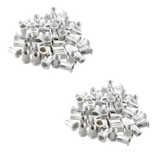 M6 6mm Alu Nut Serts Riveting Nuts Rivet Threaded Inserts Blindnut Rivnut 100pc