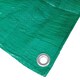 image 1 of Green Tarpaulin 10' x 6' Water Resistant Groundsheet Garden Furniture Cover 3m x 1.8m with Eyelets and Hem Rope