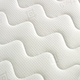 image 4 of Close Wave Hybrid Mattress - 20cm Deep, Deep Quilted Soft Sleep Surface | White | Small Double