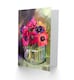 image 2 of Anemone Flower Bouquet Vase Floral Still Life Painting Greeting Card