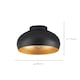 image 4 of EGLO Mogano 2 Ø280 Black/Gold Ceiling Light