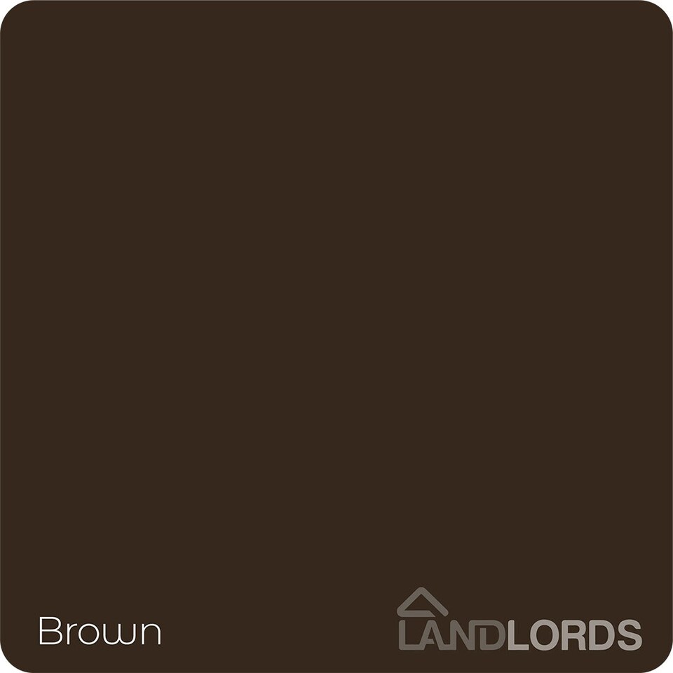 image 1 of Landlords Paint - Matt Paint - Smooth Matt Finish for Walls & Ceilings - Brown - 20L