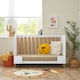 image 4 of Tutti Bambini Fika Mini Cot Bed - White/Light Oak