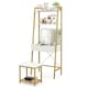 image 1 of COSTWAY 3 IN 1 Vanity Dressing Table Set Cushioned Stool White