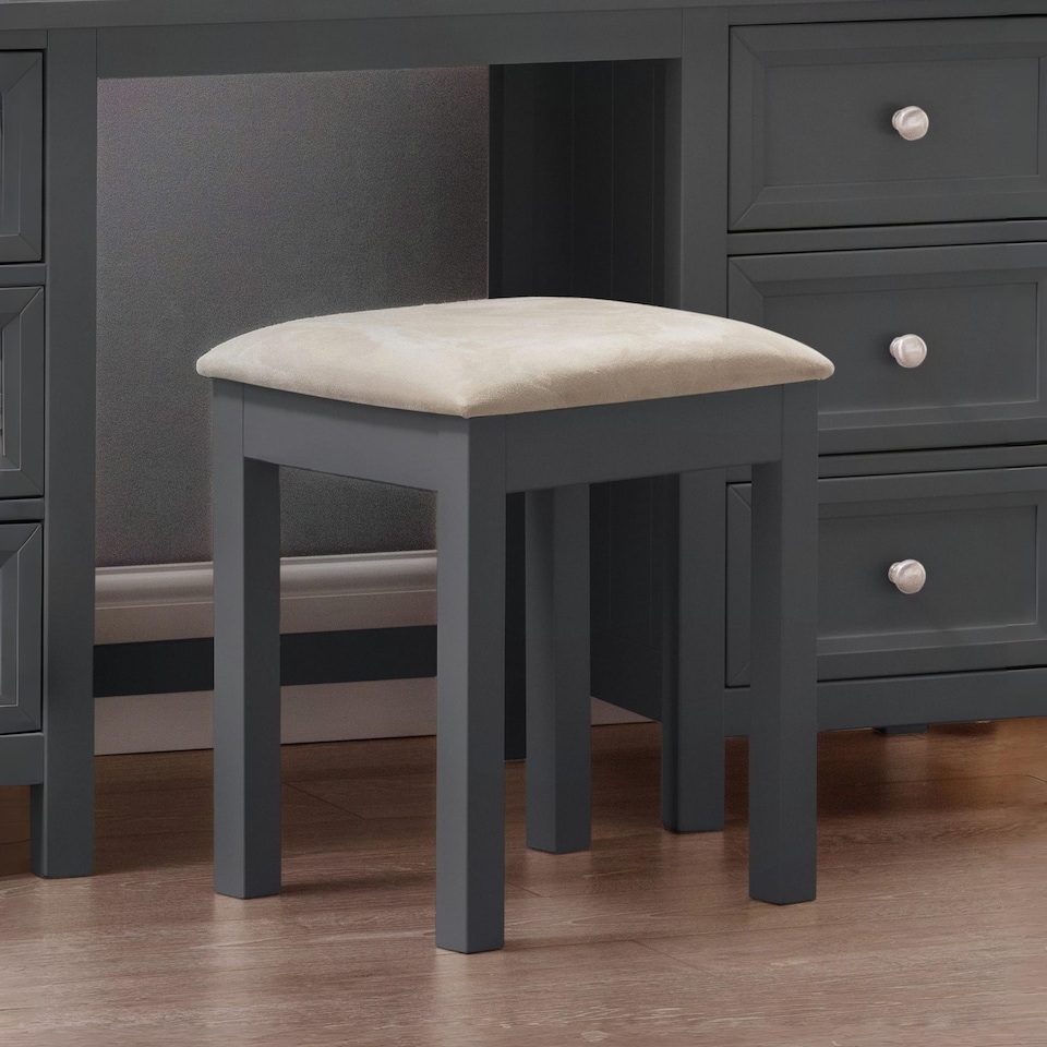 image 1 of Premium Solace Dressing Stool - Anthracite