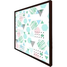Geometric shapes (Picture Frame) Brown | L