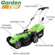 image 4 of GardenTek 38cm Corded Electric Lawn Mower with Rear Roller 1600w/230v | GT38E