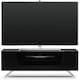 image 2 of Chromium TV-Stand with 1 Flap Black CRO2-1000CB-BLK | Black | Black | One Size | 53