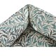 image 7 of Morris & Co Willow Boughs Print Square Box Dog & Cat Bed - Small Green | S