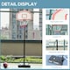image 8 of HOMCOM Basketball Stand 175-215cm Adjustable Height Sturdy Hoop w/ Wheels Base