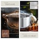 image 4 of Saucepan Set - 15-pieces, 5 saucepans, 2 frying pans, steamer, milk pot