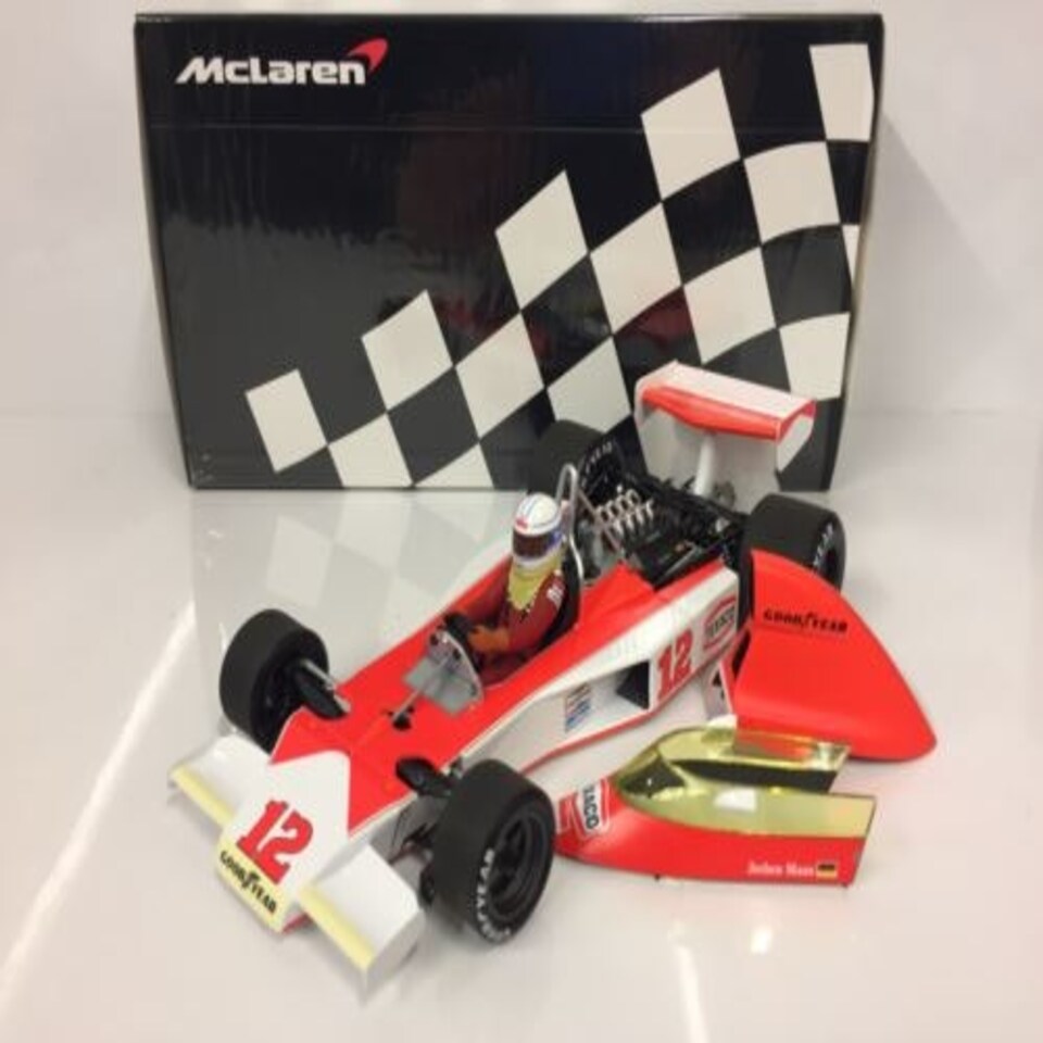 image 1 of Minichamps 530761832 McLaren Ford M23 J.Mass S African GP 1976 1:18 Scale