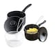 image 1 of 20cm Non Stick Chip Pan With Strainer Basket Non Stick With Handles Fry Chips Cookware