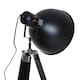 image 8 of HOMCOM Stand Floor Lamp Tripod Light Livingroom Studio Dome Shade Retro Style