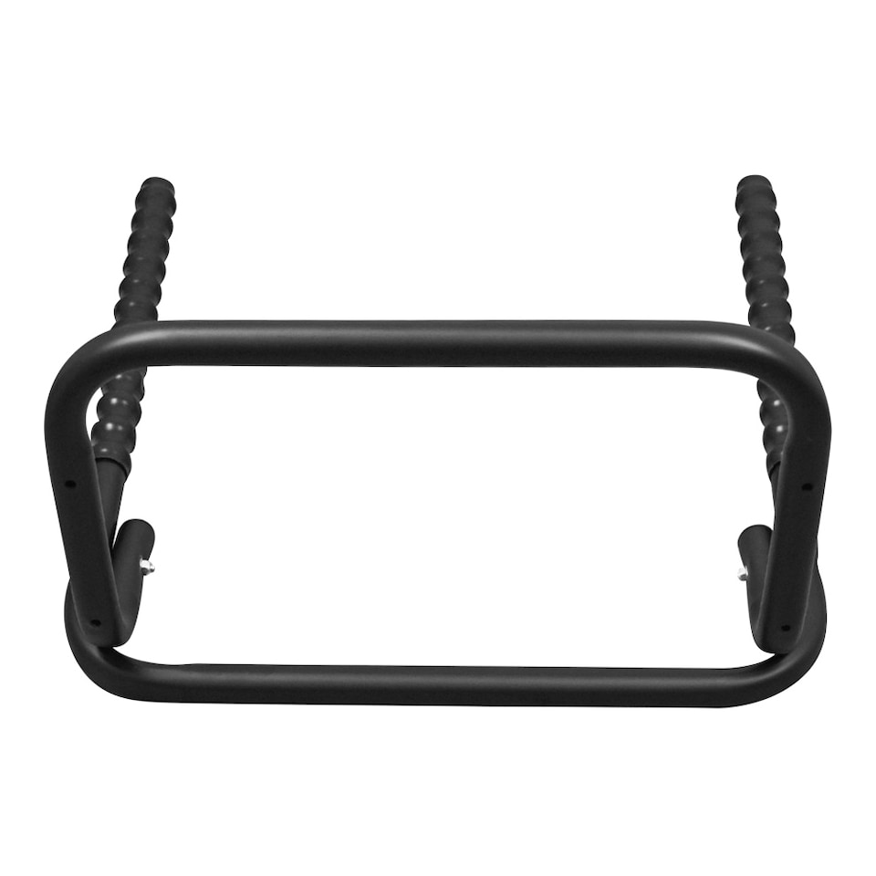 image 1 of Folding Bicycle Storage Rack with Plastic Grips