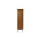 image 5 of Cherry Ash Wood Veneer 2 Door 1 Drawer Wardrobe
