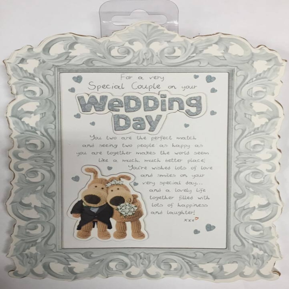 image 1 of Boofle Wedding Poem Frame