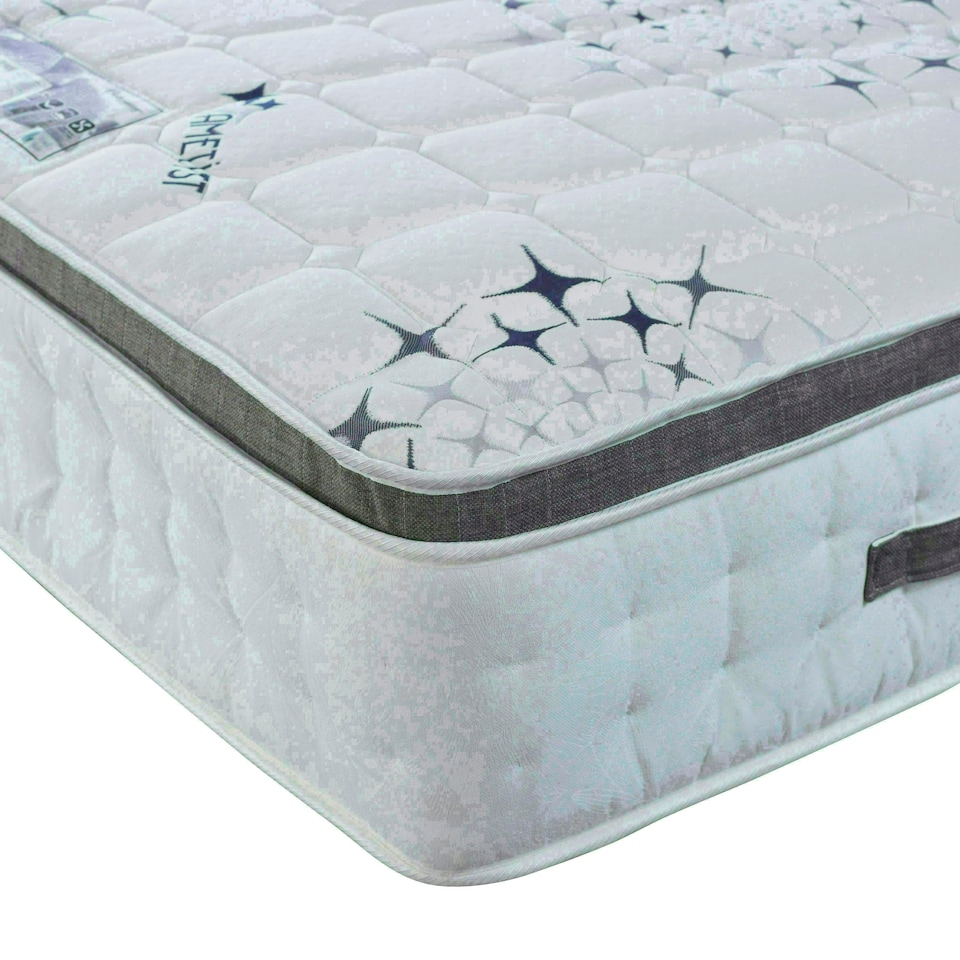 image 1 of Ametist Crystal 2500 Pocket Sprung Pillow Top Mattress Small Single