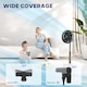image 5 of HOMCOM Quiet Pedestal Fan with Oscillating, Tilt | Black
