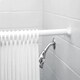 image 2 of White Extendable Shower Curtain Rod 140 - 260cm White | White