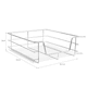 image 3 of 4 x KuKoo Kitchen Pull Out Storage Baskets – 500mm Wide Cabinet Silver